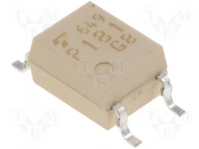 Оптрон TLP181 Оптрон; SMD; Канали:1; Изх: транзисторен; Uизол:3,75kV; Uce:80V